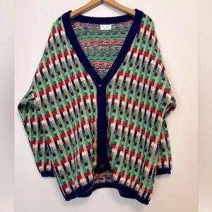 Vintage Benetton Cardigan Made in Italy‎ See Measurements